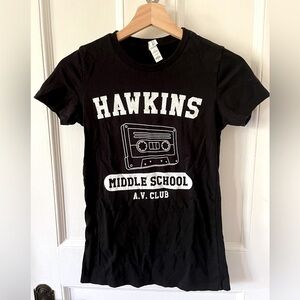 Stranger Things Hawkins Middle School A V Club t-shirt